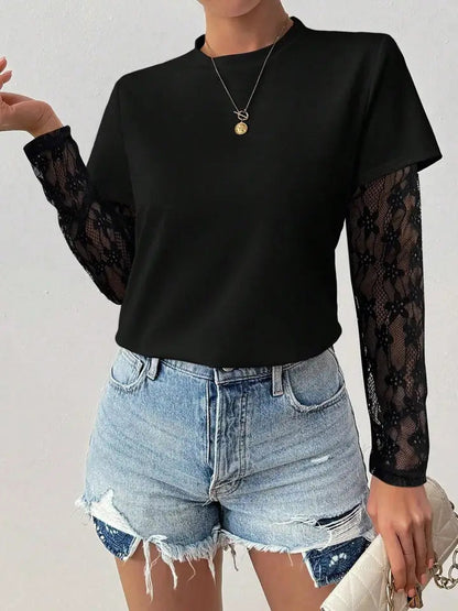 Mirelle Lace Layered Tee