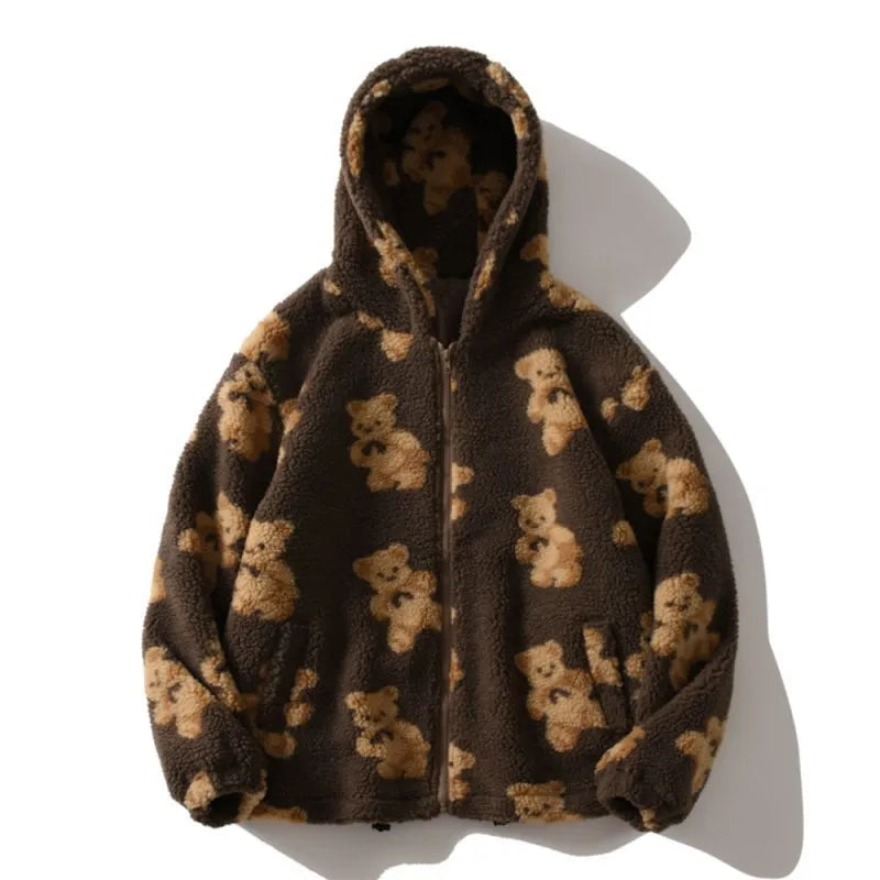 Teddy Zip Sherpa Hoodie