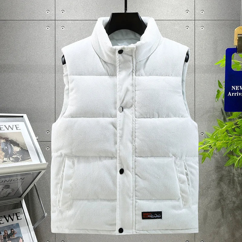 Alpine Ribbed Puffer Vest