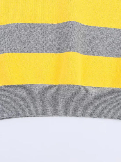 Varsity Striped Knit Polo