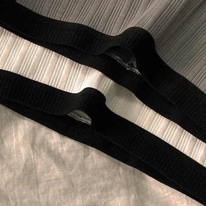 Serene Ribbed Cotton Panty Set