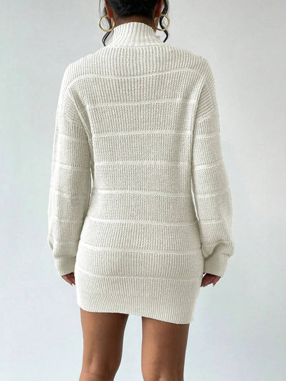 Turtleneck Mini Dress