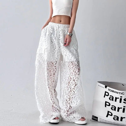 Maison Lace Cargo Pant
