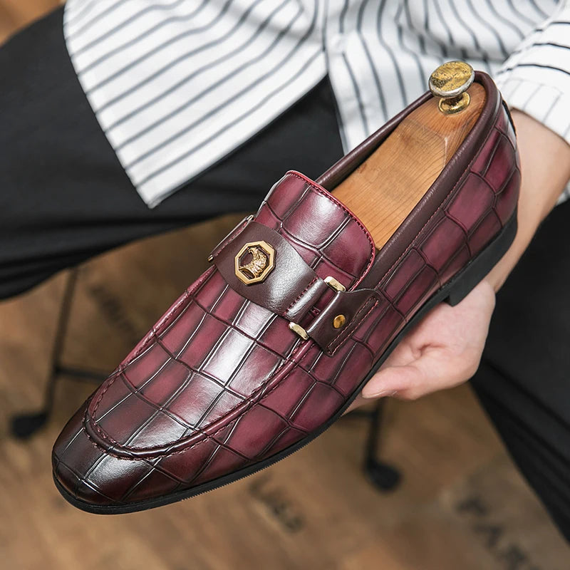 Bravari Croc Loafer