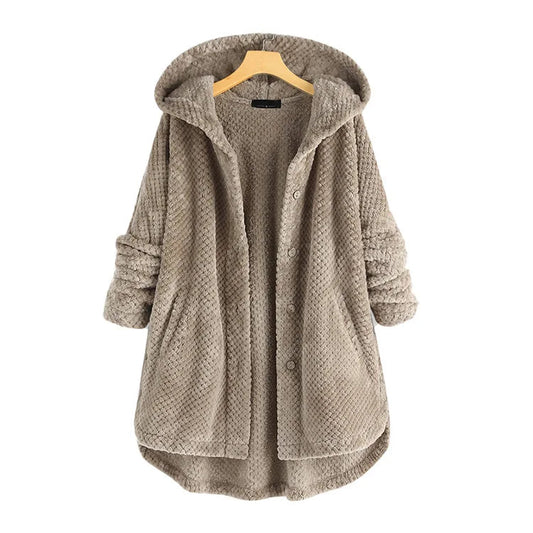 Teddy Fleece Hooded Jacket