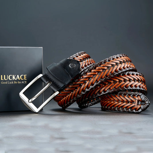 Kingsley Woven Leather Belt