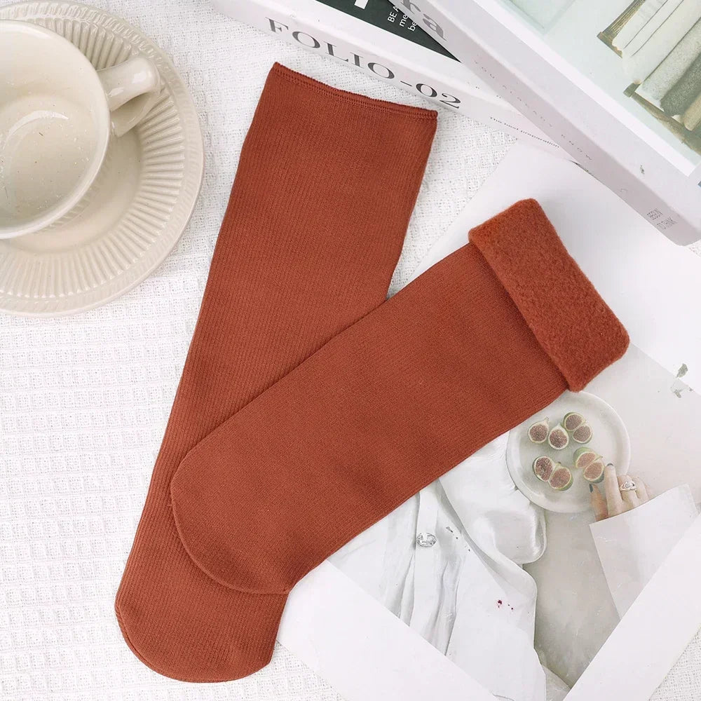 Fleece Ribbed Sock Set