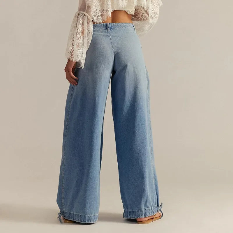 Santi Denim Harem Jogger
