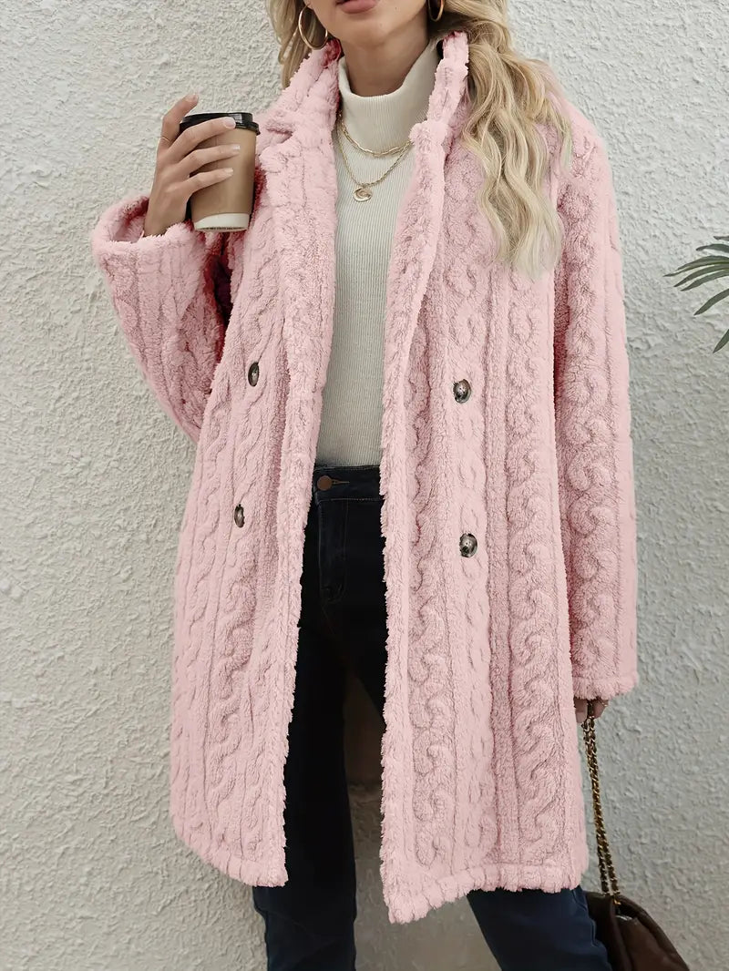 Manhattan Cable Knit Overcoat