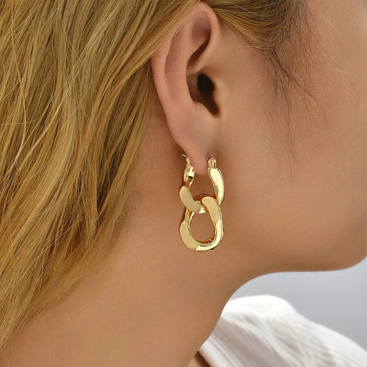 Aria Chain Link Earrings