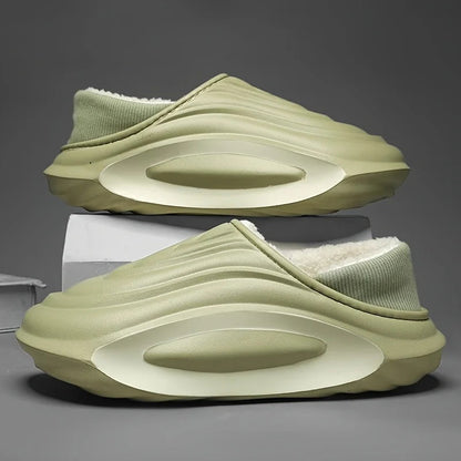 Wave Fleece Slip-On Slide