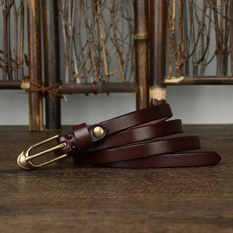 Quinn Slim Leather Belt