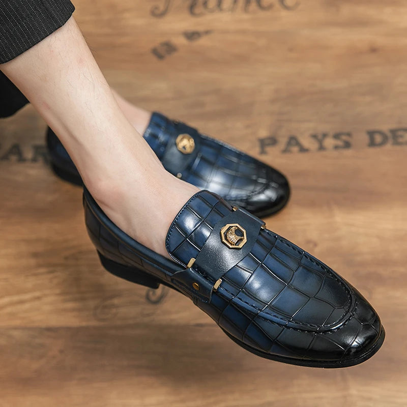 Bravari Croc Loafer