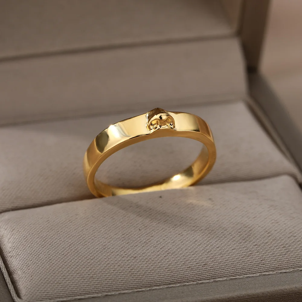 Trinity Face Ring Set
