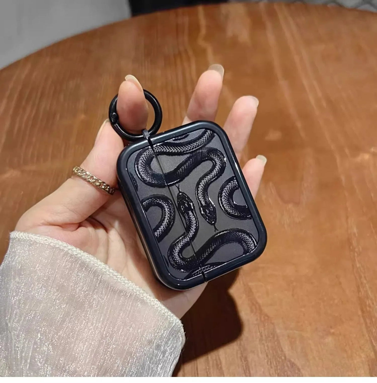 Serpent Motif Airpods Case
