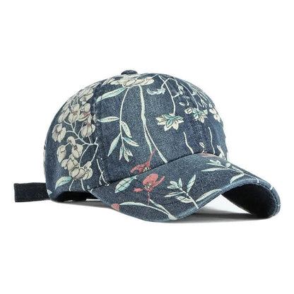 Garden Muse Denim Cap