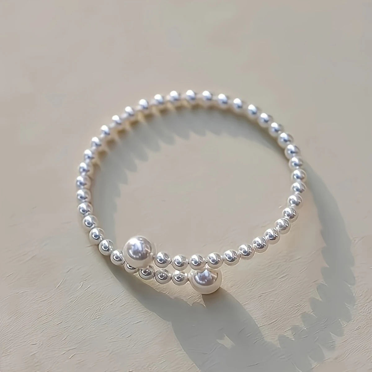 Halo Pearl Bracelet