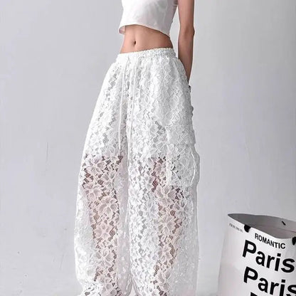 Maison Lace Cargo Pant