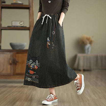Whimsy Denim Skirt