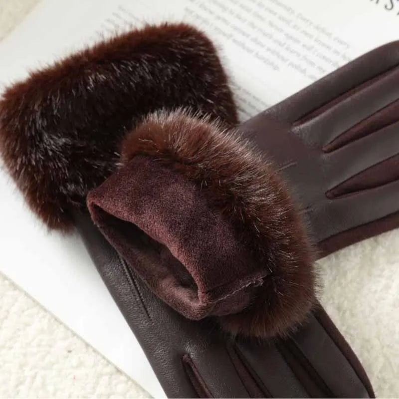 St. Claire Faux Fur Cuff Gloves