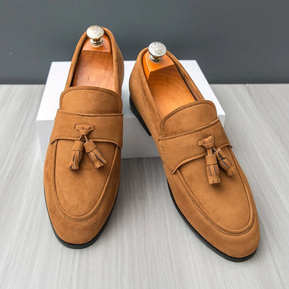 Cambridge Suede Tassel Loafer