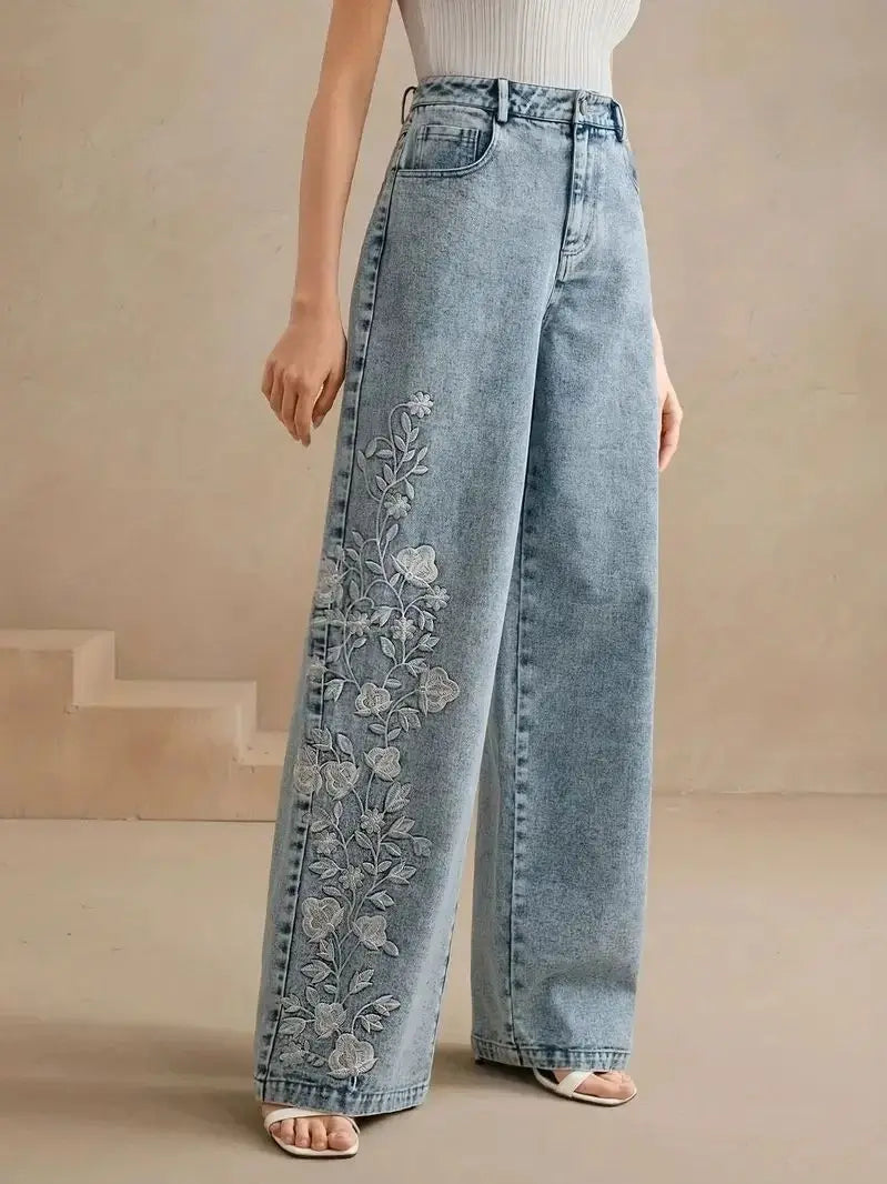 Flora Vogue Plus Size Denim Jean