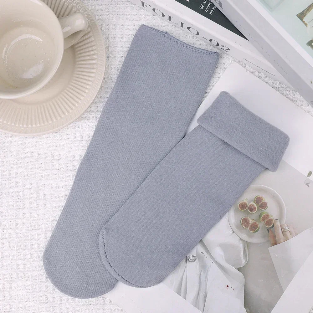 Fleece Ribbed Sock Set