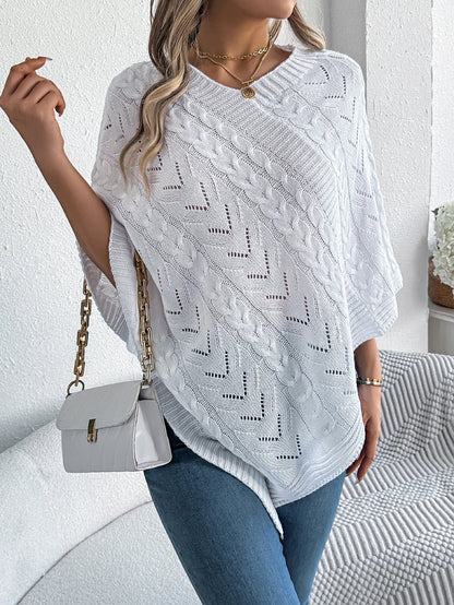 Novena Knit Sweater Poncho