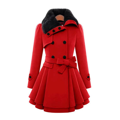 Maison Layered Hem Overcoat
