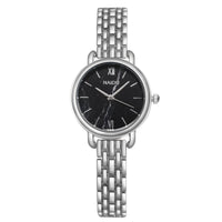 Black Marble Dial - Silver Band