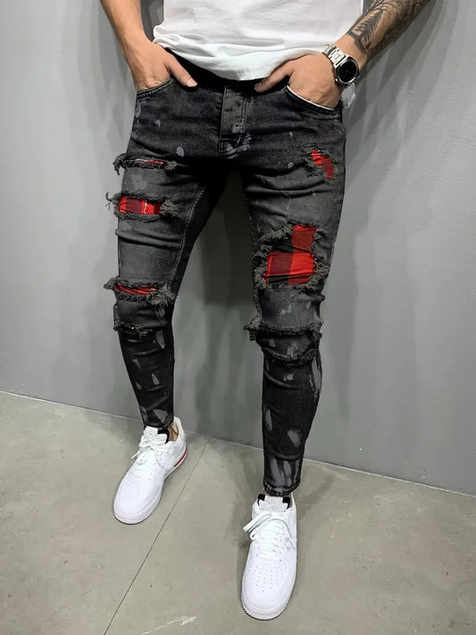 Rebel Distressed Denim Pant