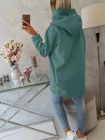 Asymmetrical Zip Hoodie