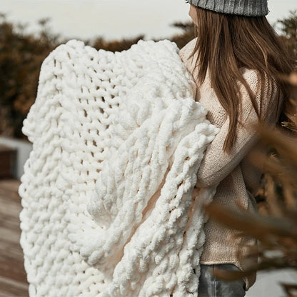 Knot & Nest Chenille Throw Blanket