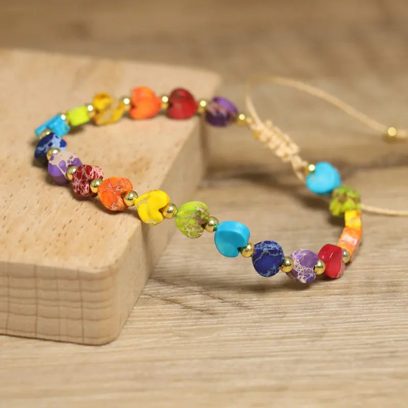 Heartline Stone Bracelet