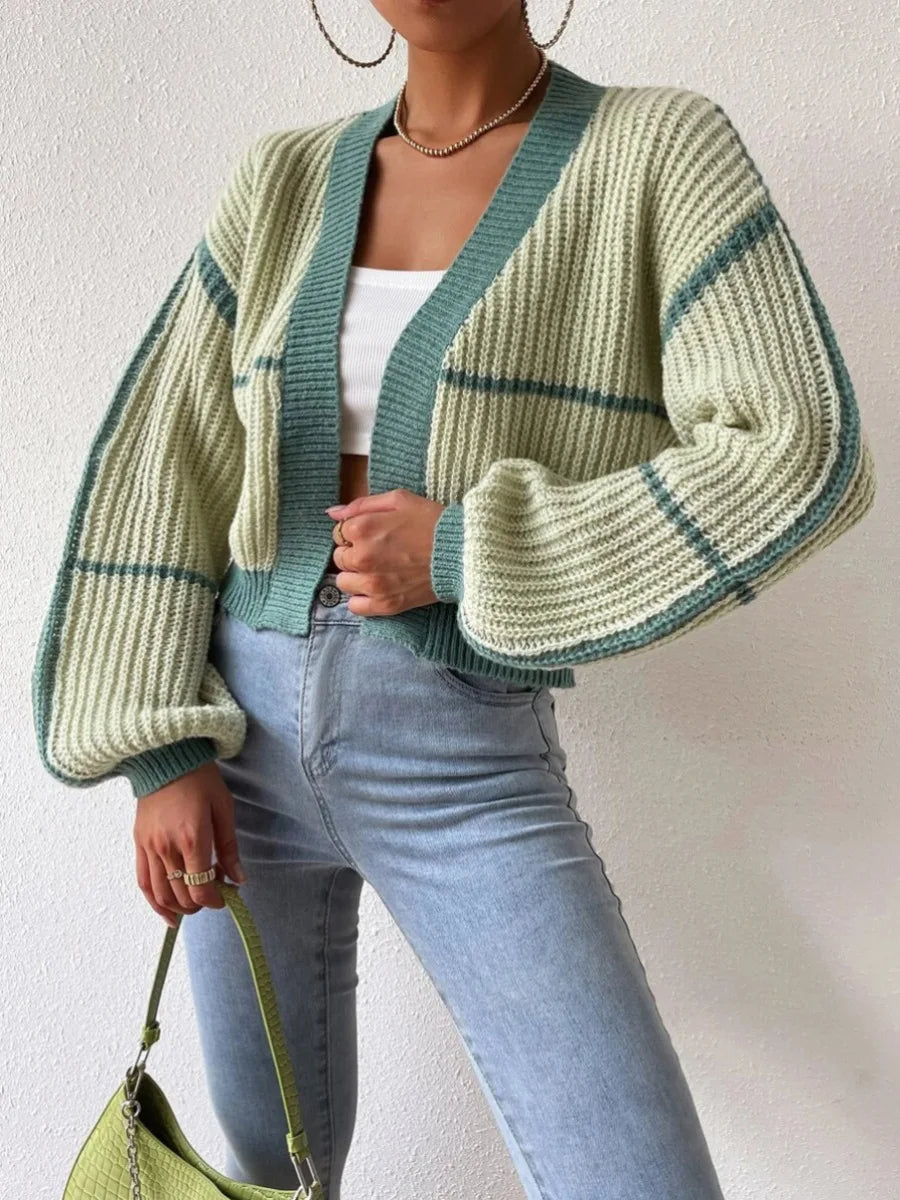 Sofie Cropped Knit Cardigan