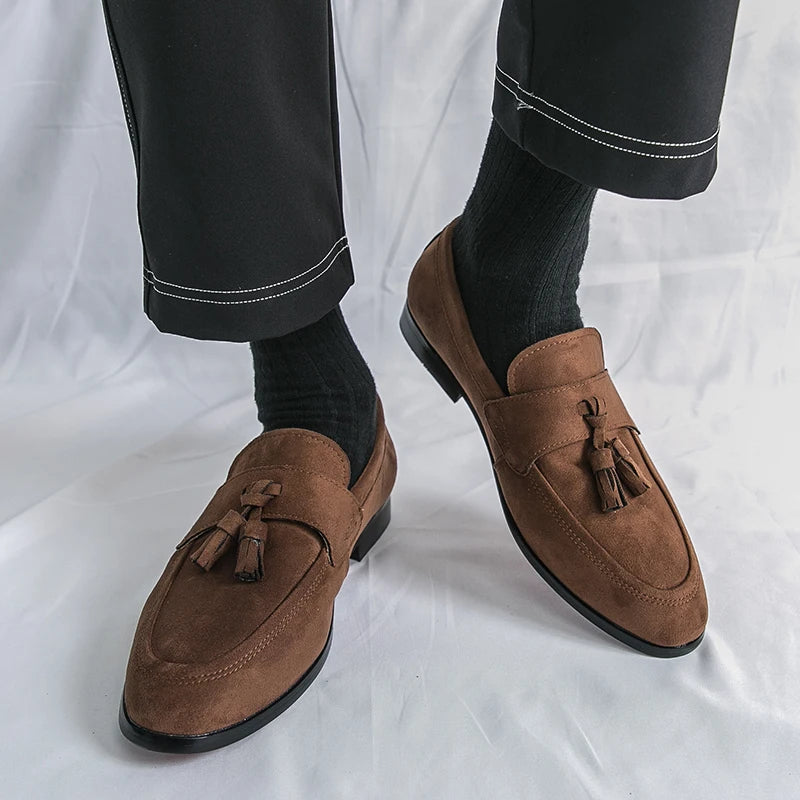 Cambridge Suede Tassel Loafer