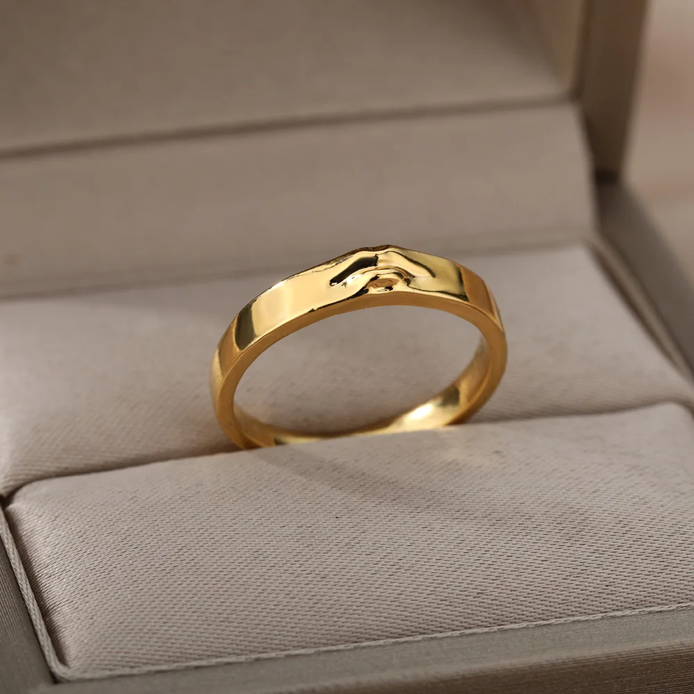 Trinity Face Ring Set