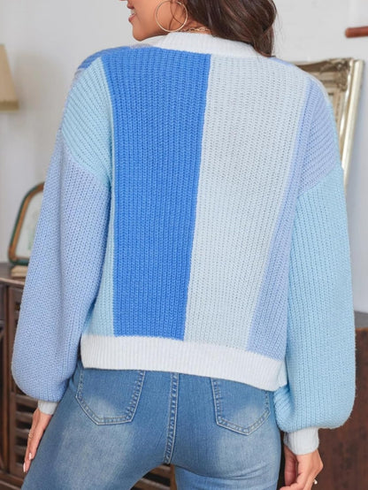 Lucid Block Knit Cardigan