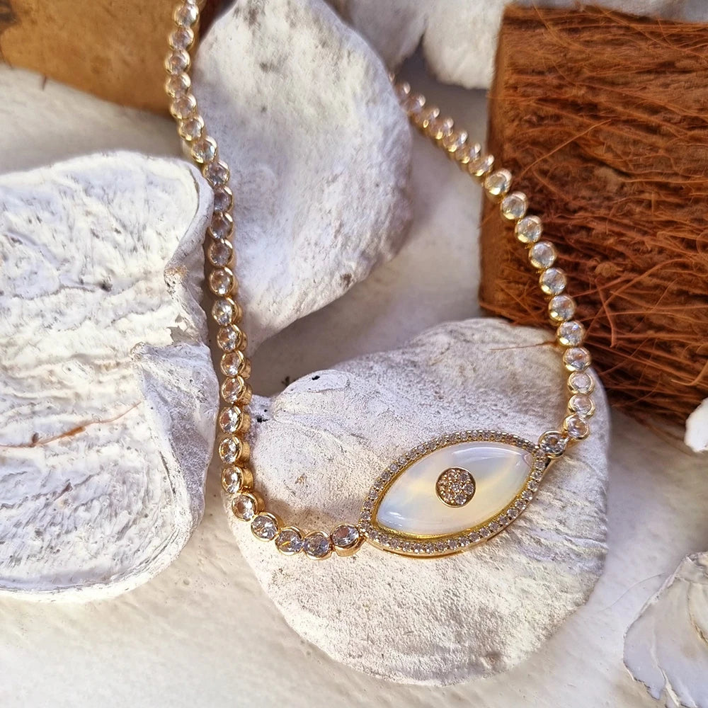 Evil Eye Tennis Choker