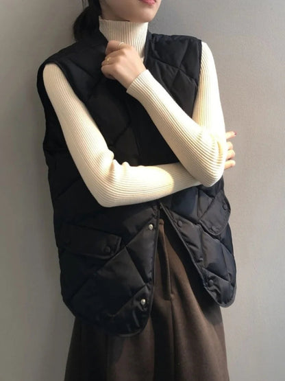 Vienna Quilted Bomber Vest