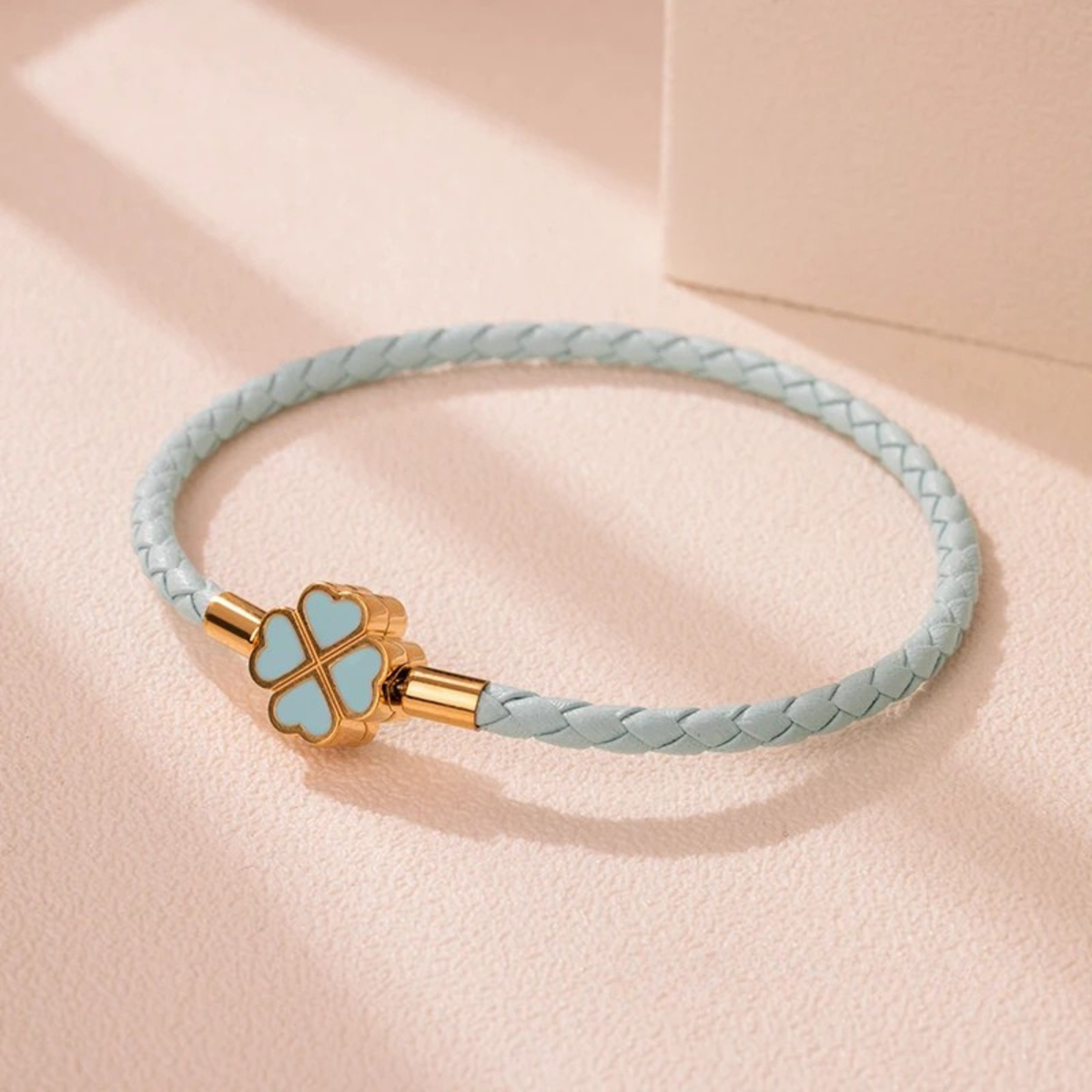 Four-Leaf Braided Bracelet