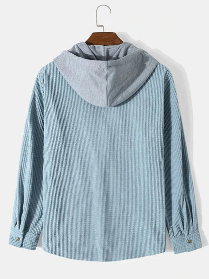 Laidback Knit Hoodie Shirt