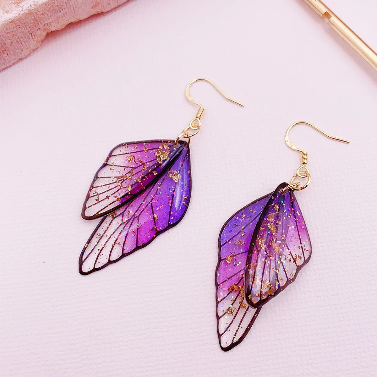 Pixie Wing Dangle Earrings