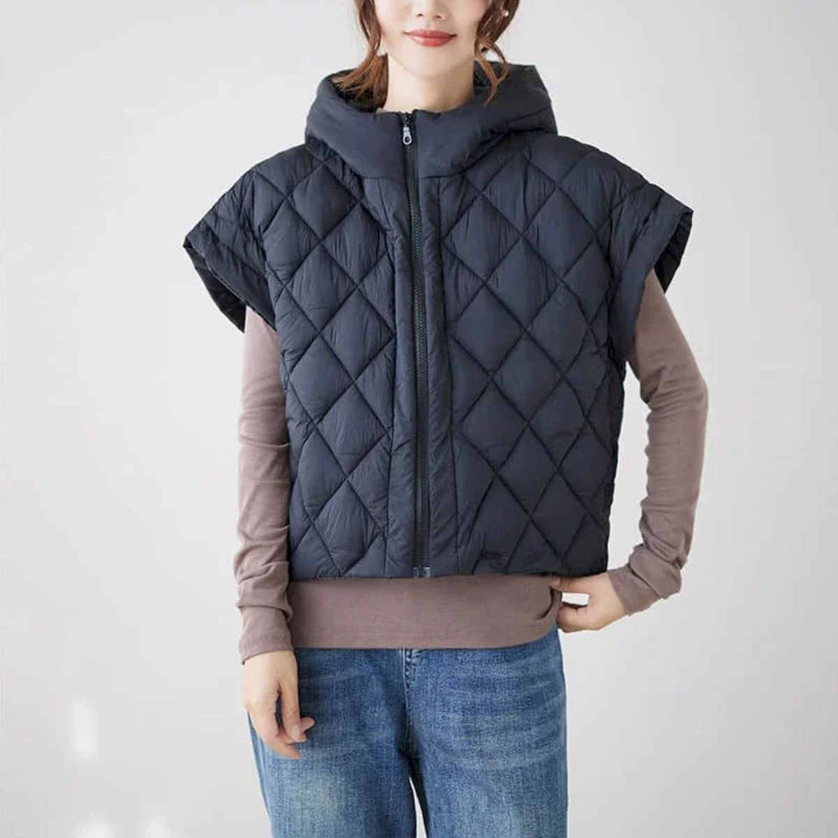 Oslo Quilted Cap Sleeve Vest