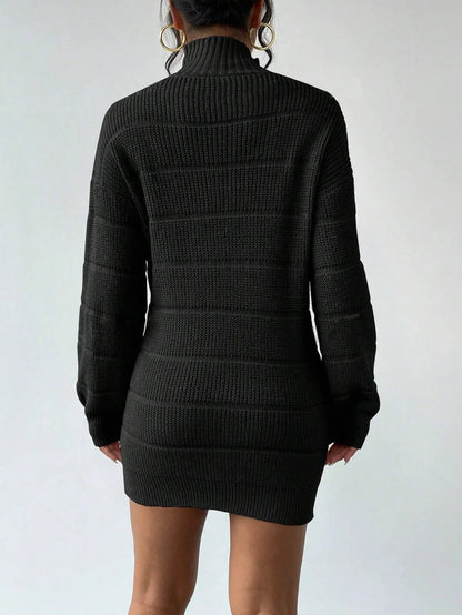 Turtleneck Mini Dress