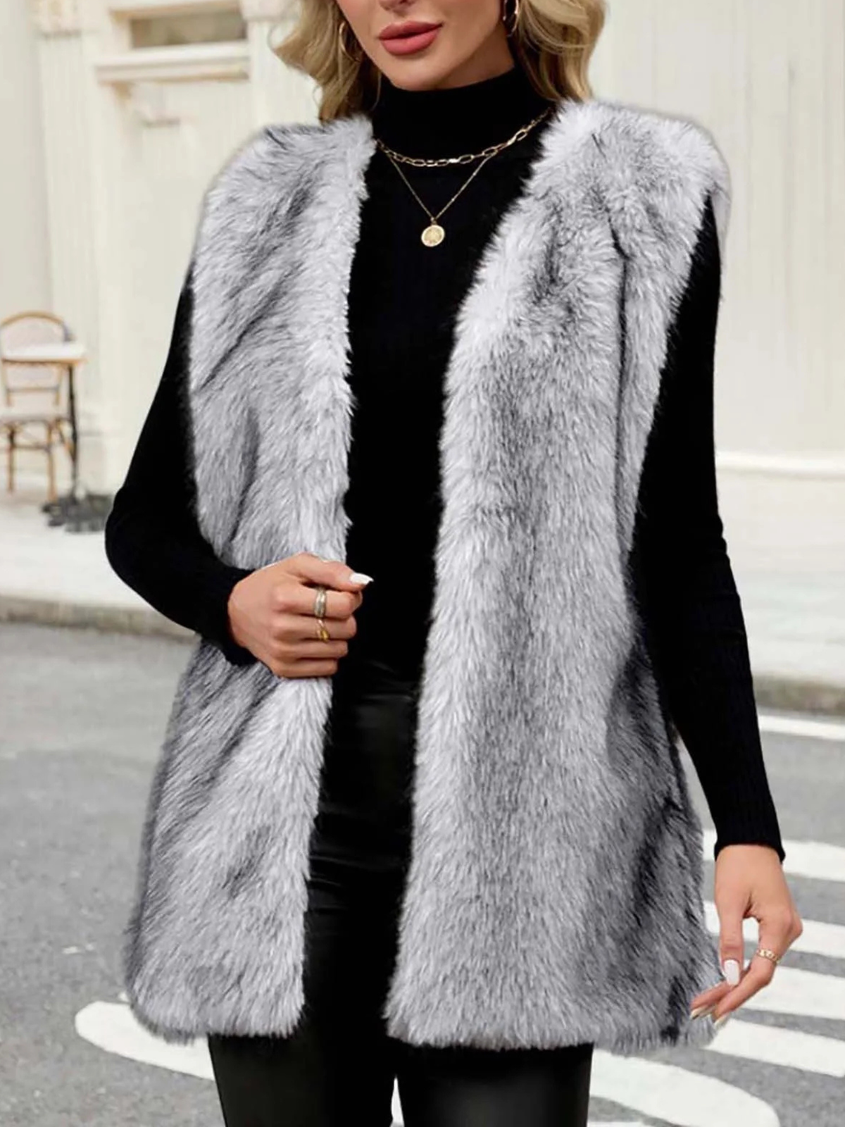 Madison Faux Fur Vest