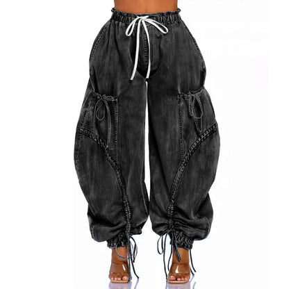 Runway Drawcord Denim