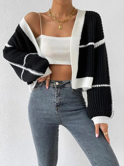 Sofie Cropped Knit Cardigan