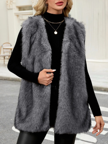 Madison Faux Fur Vest