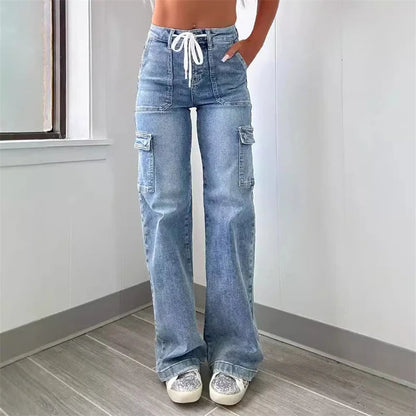 Harper Wide-Leg Cargo Jean